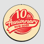 Button that says:10th anniversary of Slots Capital, 2012 - 2022