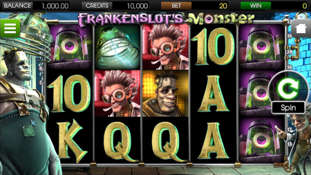 Screenshot of the slot Frankenslot's Monster