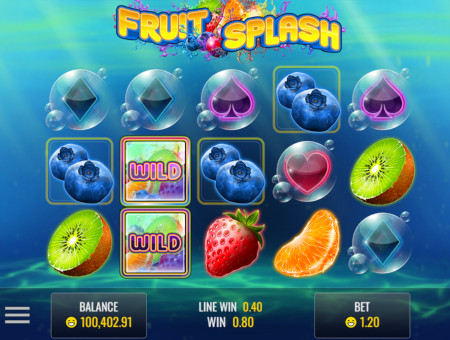 Fruit Splash slot game screenshot