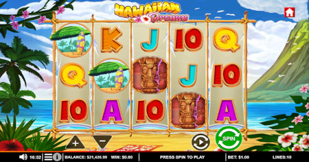 hawaiian Dreams Slot Screenshot