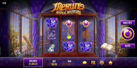 Merlin's Mystical Multiplier Slot Screenshot