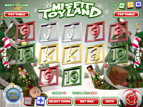 Misfit Toyland Slot Screenshot