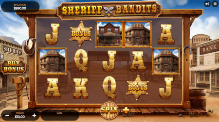 Sheriff vs. Bandits Slot Screenshot