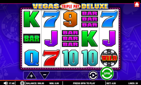 Vegas Triple Pay Deluxe Slot Screenshot