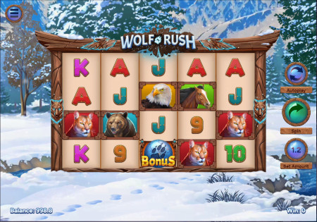 Wolf Rush Slot Screenshot